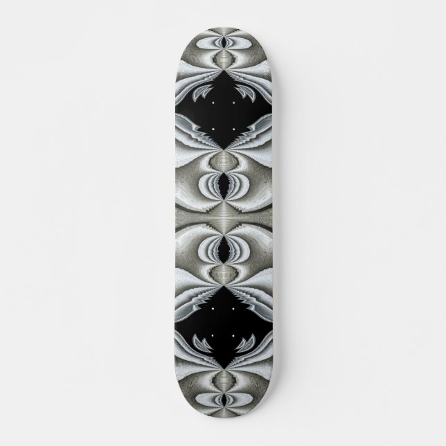 Skateboard en blanco y negro (Anverso )