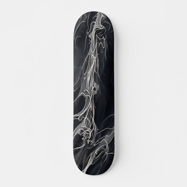 Skateboard en blanco y negro (Anverso )