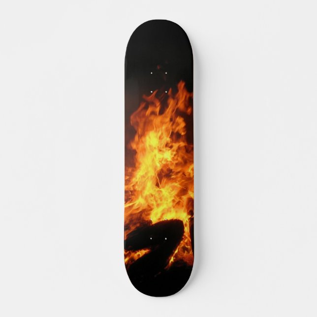 SKATEBOARD EN EL FUEGO (Anverso )