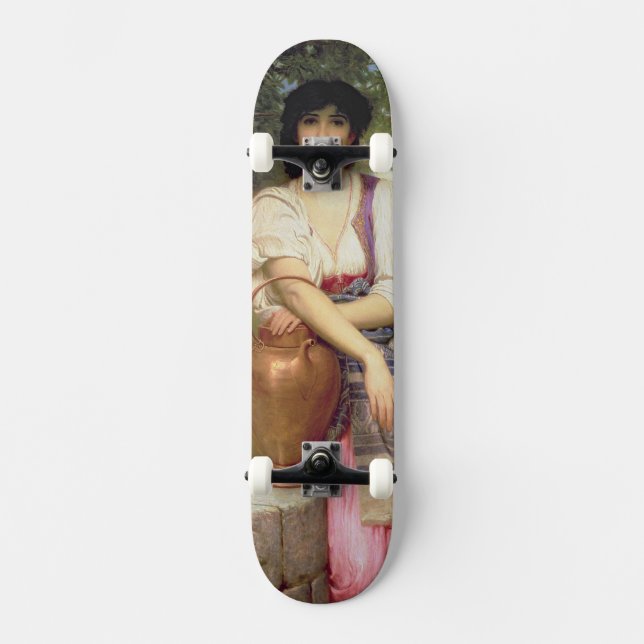 Skateboard En el pozo (Anverso)