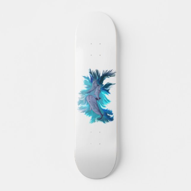 Skateboard En la escuela de delfines (Anverso )