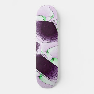Skateboard En la sombra del color Violeta