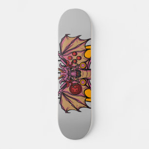 Skateboard En mi mundo lucho contra los dragones