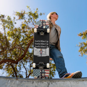 Skateboard Enciéndelo con la tabla de patinaje de Trump