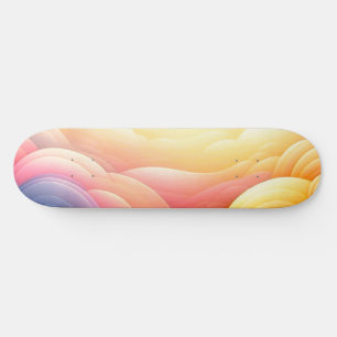 Skateboard Encontrar la paz en las oníricas nubes