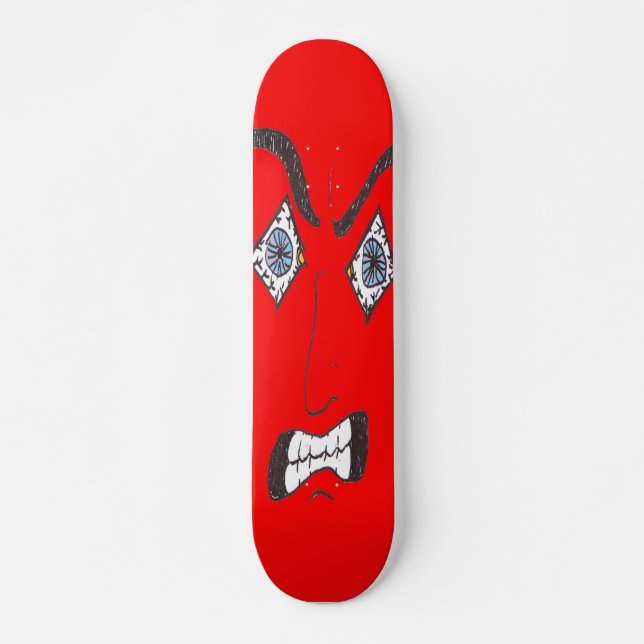 SKATEBOARD ENFURECIDO (Anverso )