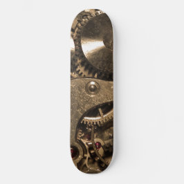 Skateboard Engranajes de reloj de metal Steampunk