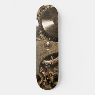 Skateboard Engranajes de reloj de metal Steampunk