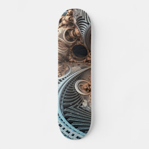 Skateboard Engranajes Steampunk