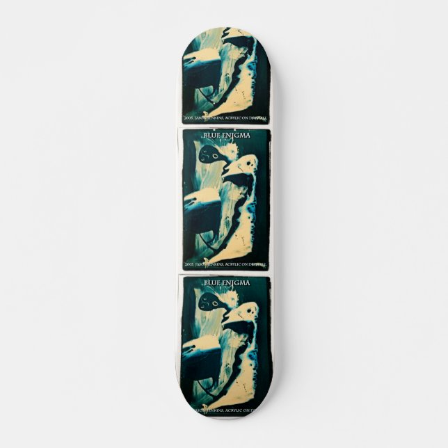 SKATEBOARD ENIGMA AZUL (Anverso )