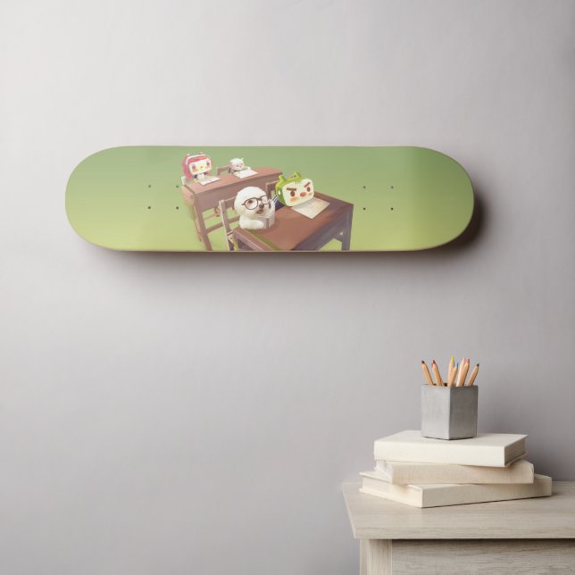 Skateboard Ensayo duro (Arte de pared (horz))