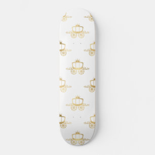 Skateboard Entrenadores de oro Cenicienta Princesa Magia Real