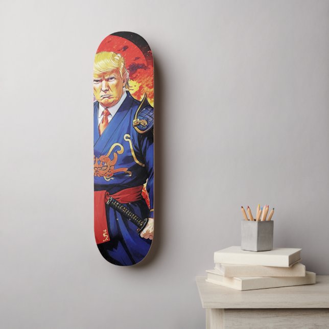 Skateboard Epic Trump Samurai Anime (Arte de la pared)