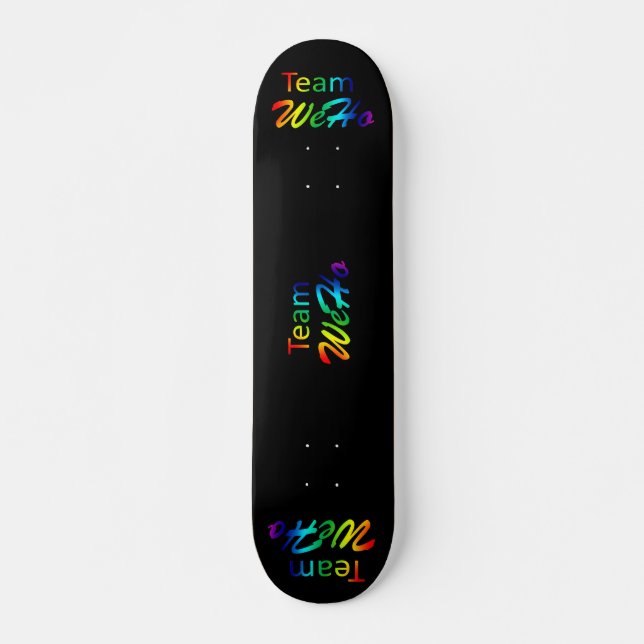 Skateboard Equipo arcoiris WeHo (Anverso )