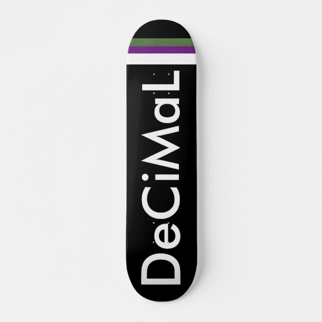 Skateboard Equipo decimal 2 (Anverso )