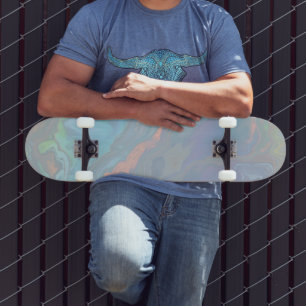 Skateboard Equipo deportivo al aire libre estampado con ópalo