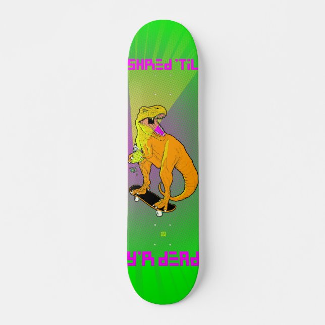 Skateboard Equipo Dinosaurio I - mini (Anverso )