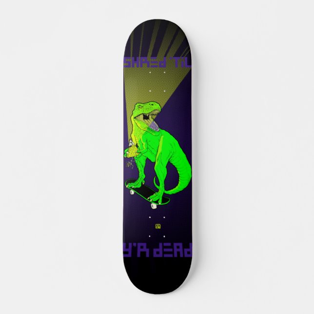 Skateboard Equipo Dinosaurio I - mini (Anverso )