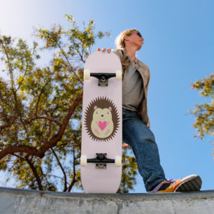 Skateboard Erizo Bebé Niña Rosa Bonito