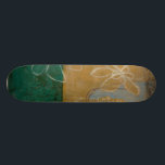 Skateboard Esbozo floral con flores silvestres y plantas<br><div class="desc">En esta pintura de Jennifer Goldberger hay mucho por hacer. En el centro de la escena hay un boceto de flores y pequeños árboles componen el fondo. ¡Los fans de Eugene Delacroix y Edward Hopper pueden querer comprar esta pieza!</div>