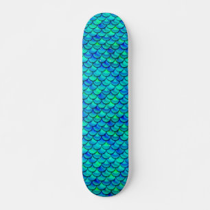 Skateboard Escalas azules de Aqua Falln