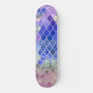 Skateboard Escalas de Purpurina de sirena de verano #3 (Purpu