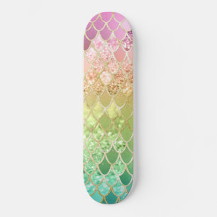Skateboard Escalas del Purpurina Princesa Arcoiris #1