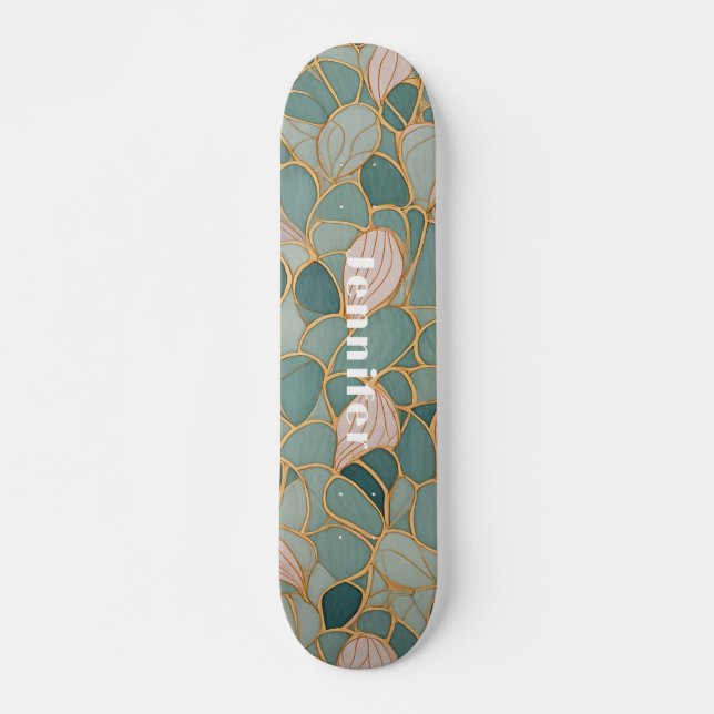 Skateboard Escalas místicas: Fantasía Pastel (Anverso )