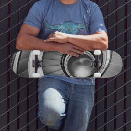 Skateboard Escalera circular BW