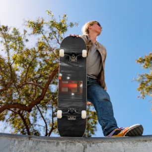 Skateboard Escalera gótica