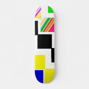 Skateboard Escaleras de colores