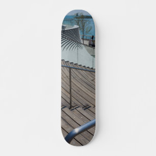 Skateboard Escaleras de muelle de la Marina