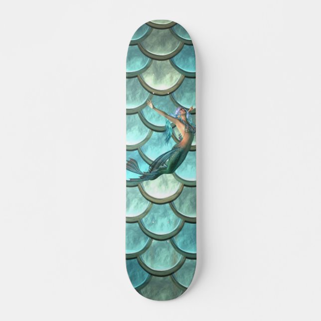 Skateboard Escamas de cola de sirena (Anverso )