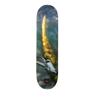 Skateboard Escena del duelo del avión WW2 de la guerra del