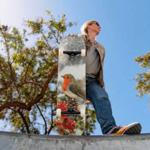 Skateboard Escena festiva de invierno en Wonderland