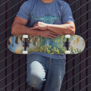 Skateboard Escena natural de Serene