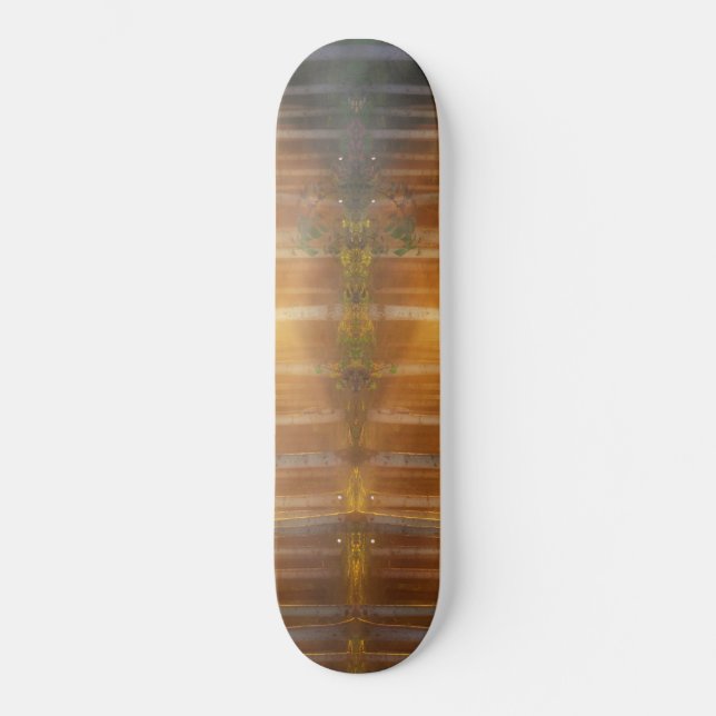 Skateboard Escenario de Bosque Misty (Anverso)