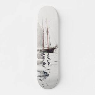 Skateboard Escolar de dos máscaras con danza de Winslow Homer