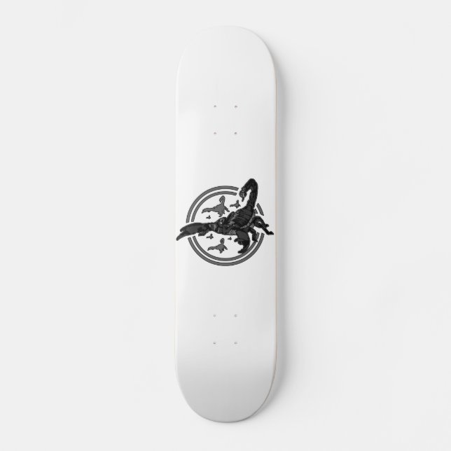 Skateboard Escorpión GREY (Anverso)