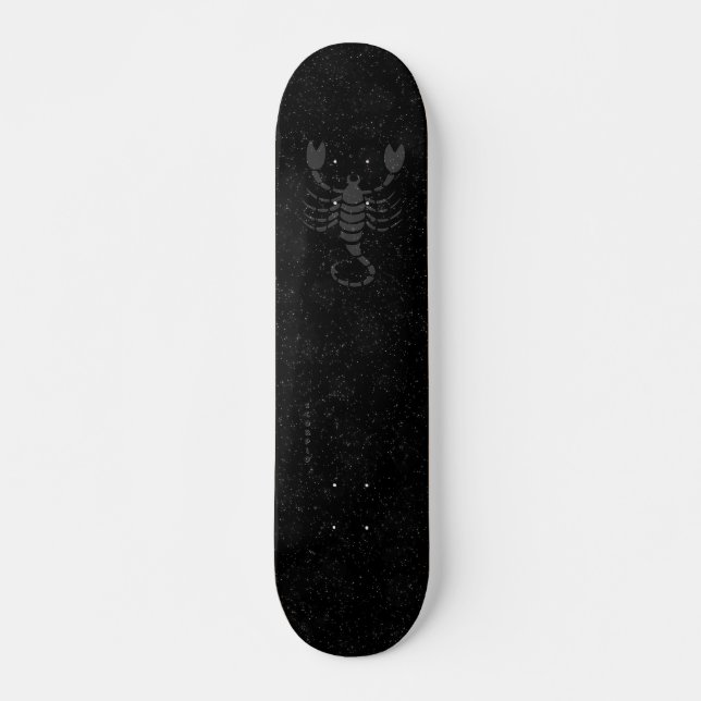 Skateboard Escorpión translúcido (Anverso )