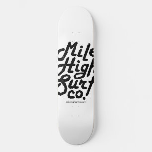 Skateboard Escritura sucia del Co. de la alta resaca de la