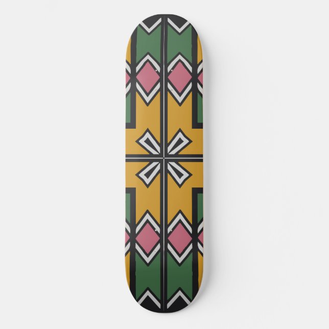 Skateboard Escuadrones de Rhombus y una cruz (Anverso)