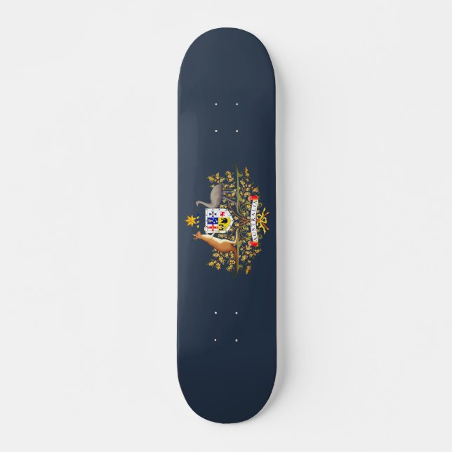 Skateboard Escudo de armas de Australia (Anverso )