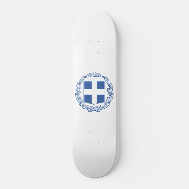 Skateboard Escudo de armas de Grecia (Anverso)