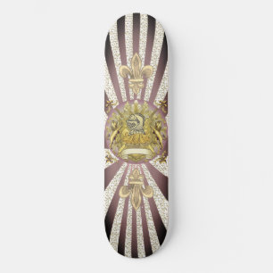 Skateboard Escudo de armas de la familia del apellido  Escudo