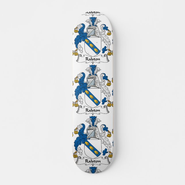 Skateboard Escudo de la familia de Ralston (Anverso )