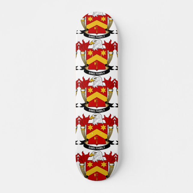 Skateboard Escudo de la familia de Sims (Anverso )