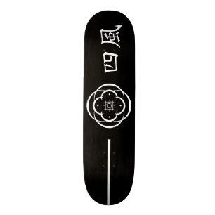 Skateboard Escudo de la temática de los Cuatro Vientos Samur