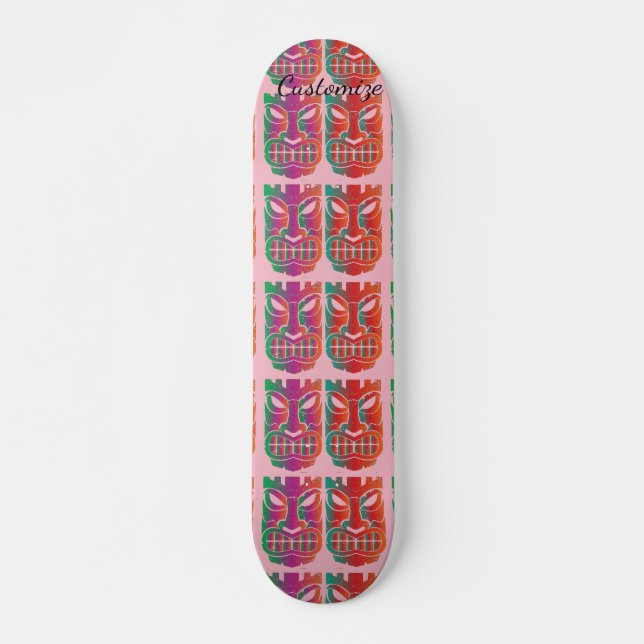 Skateboard Escultura Twin Tiki Thunder_Cove (Anverso )