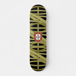Skateboard Esfera armilar y escudo de armas de Portugal